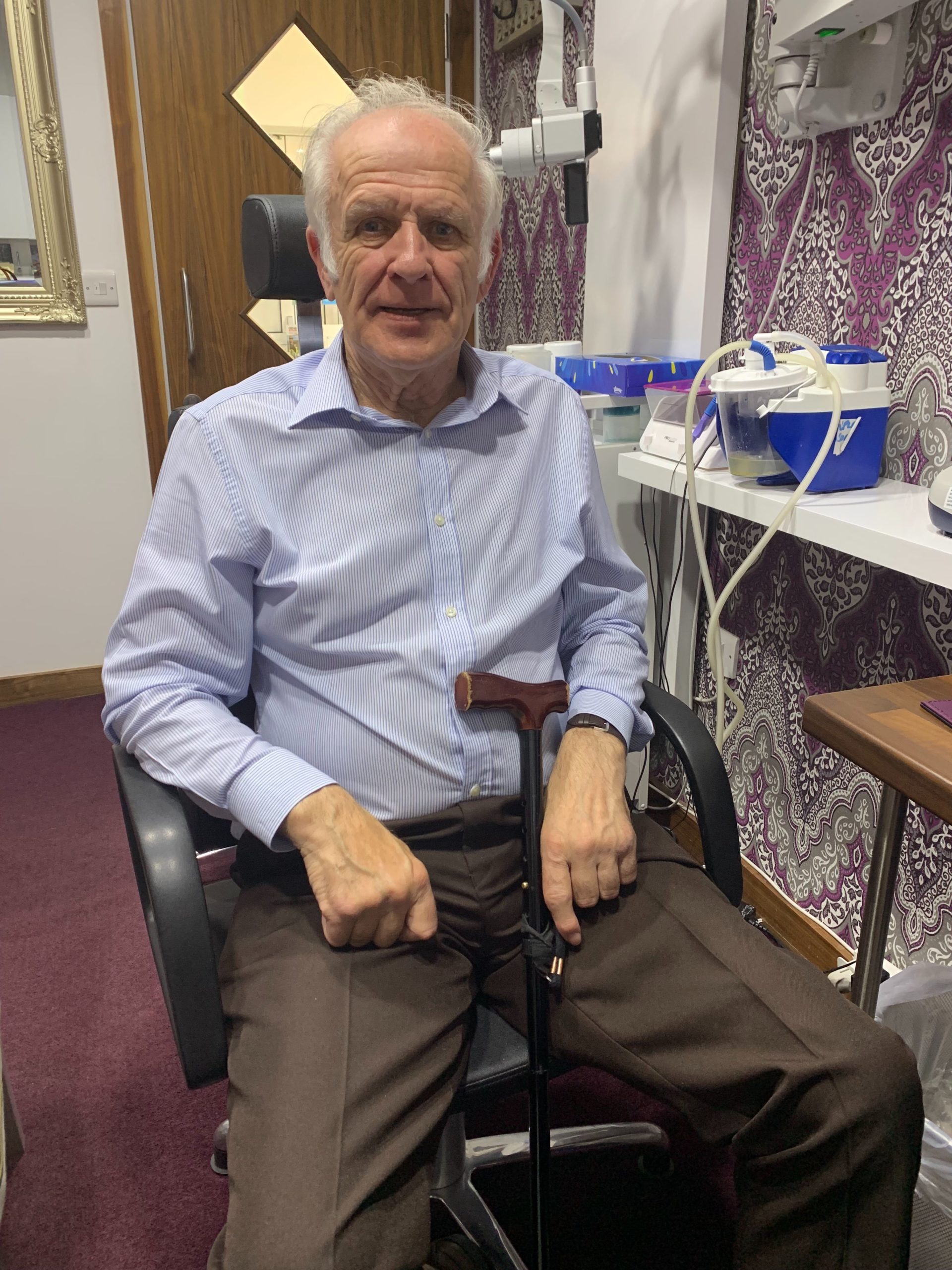 ROBERT HEARD After His Free Hearing Test