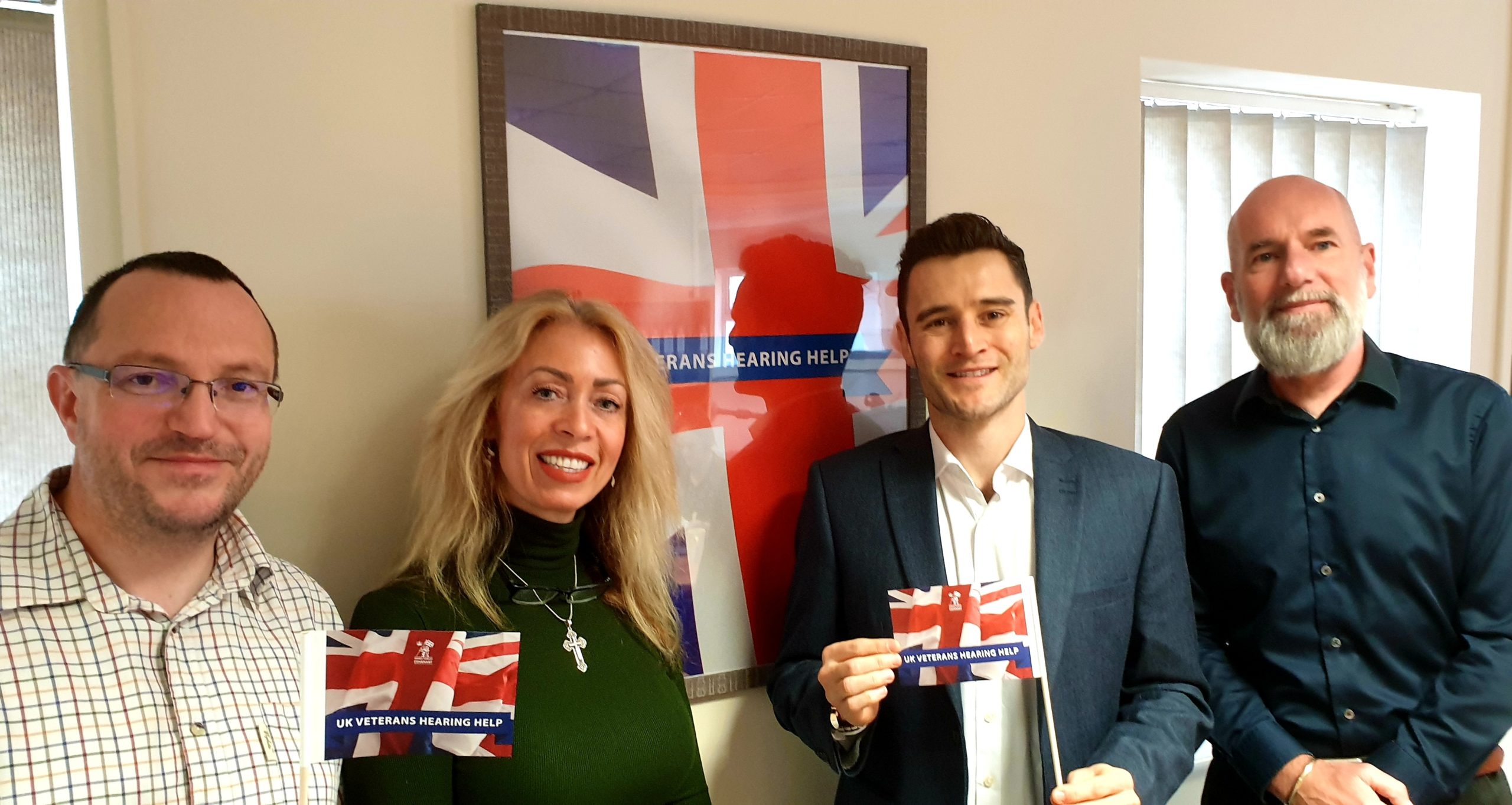Read more about the article Dr Luke Evans and Councillor Richard Allen visit to UK Veterans Hearing Help