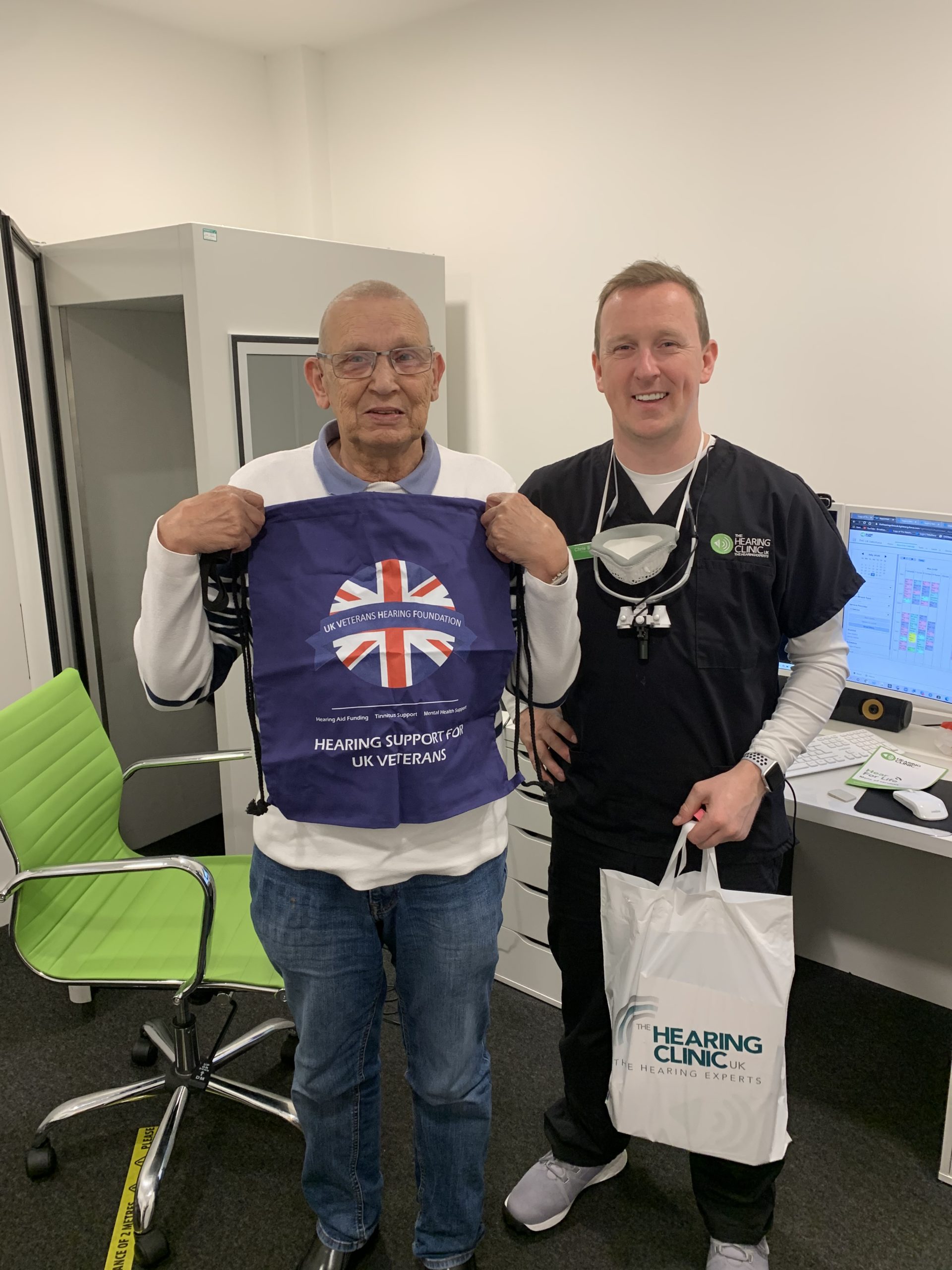 Veteran Getting a bag