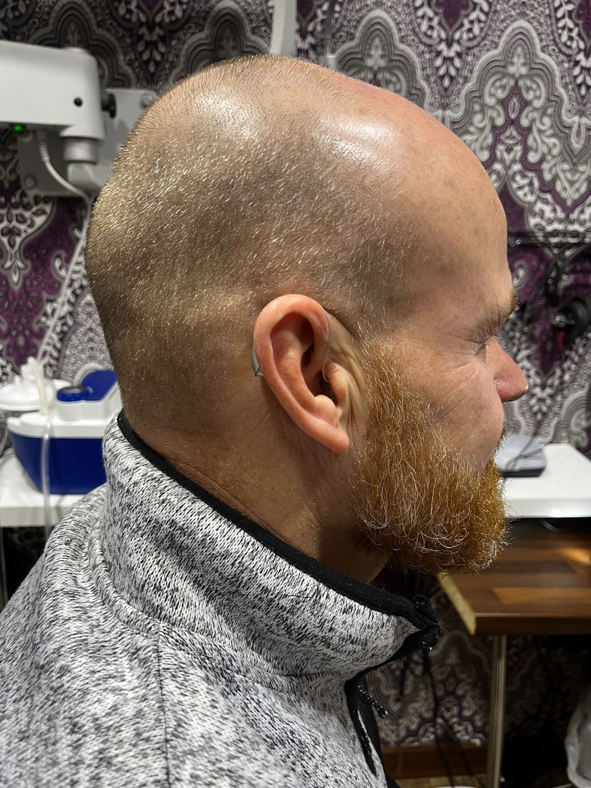 side portrait of Mr Dean Williams