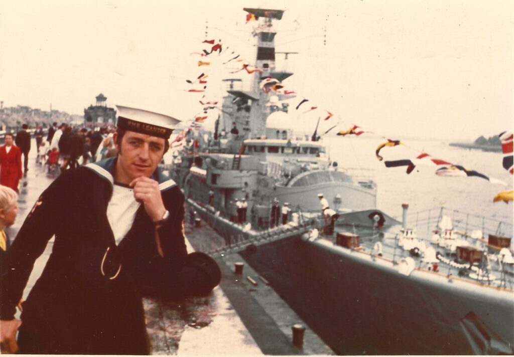 Mr Phillip Dundley Leeder during his military service.