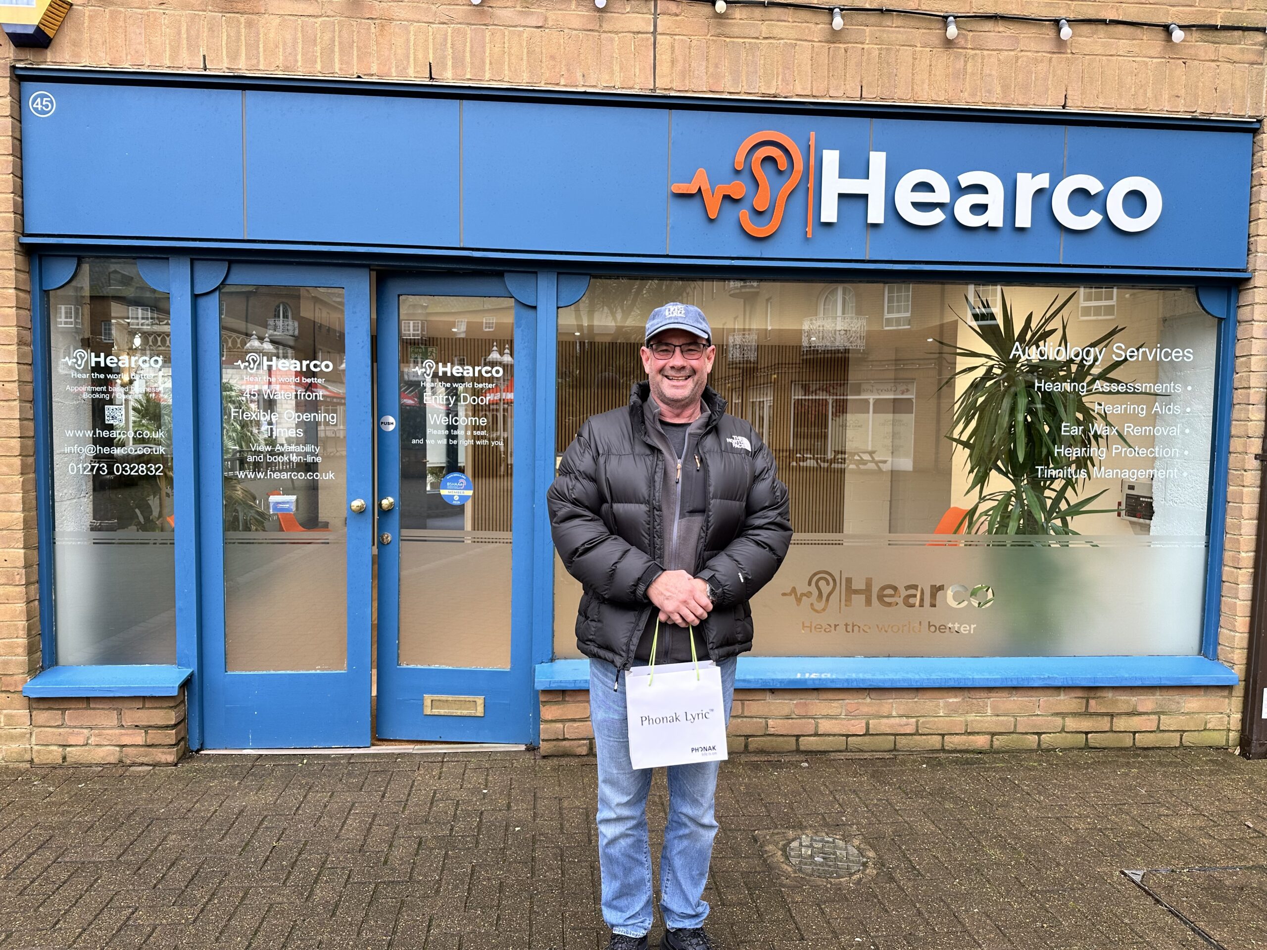 Picture of Mr Roy Charles Luckham after his hearing service